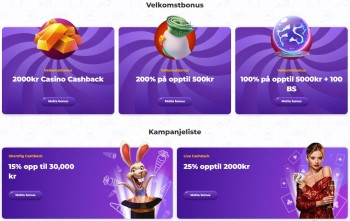 Spennende bonuser Cadabrus Casino